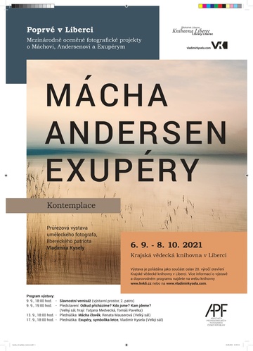 Plakát MÁCHA – ANDERSEN – EXUPÉRY: kontemplace