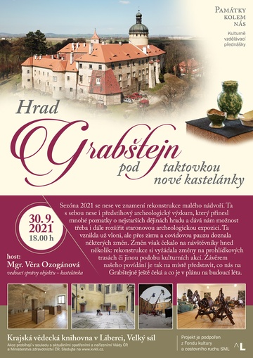 Plakát Hrad Grabštejn pod taktovkou nové kastelánky