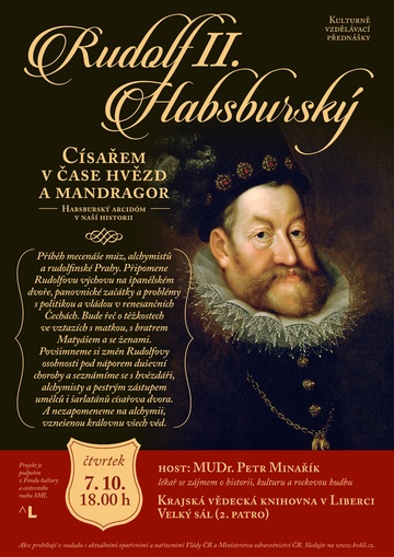 Plakát Císařem v čase hvězd a mandragor - Rudolf II. Habsburský 