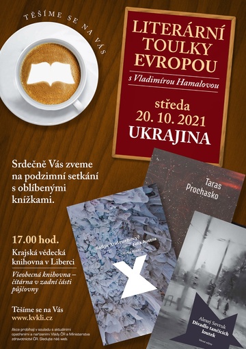 Plakát Literární toulky - Ukrajina