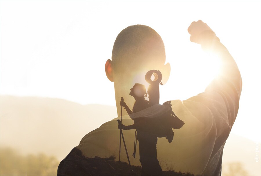 Plakát O pevné vůli a vytrvalostech v našich životech