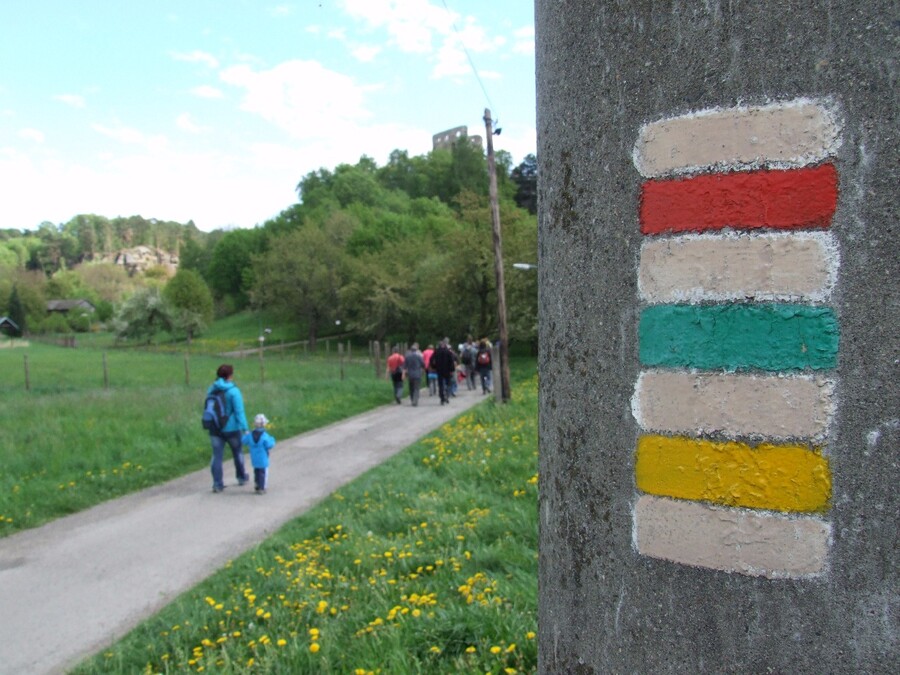 Plakát Turistické značení v Libereckém kraji