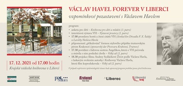 Plakát VÁCLAV HAVEL FOREVER v Liberci