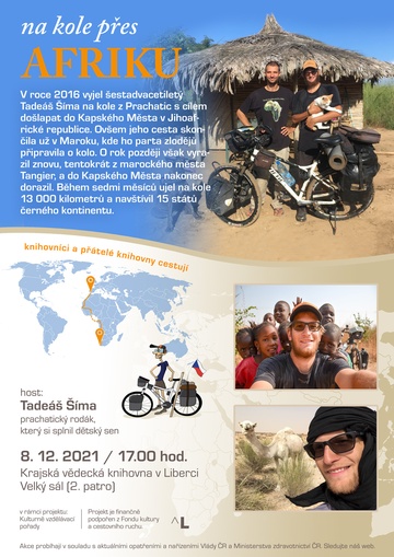Plakát Na kole přes Afriku