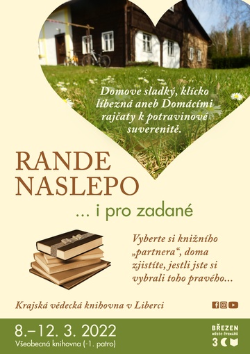 Plakát Rande naslepo (s knihou) (BMČ)