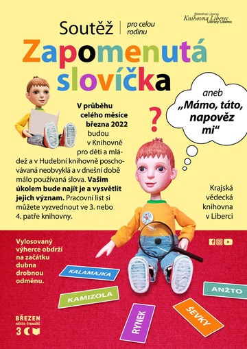 Plakát Zapomenutá slovíčka, aneb 