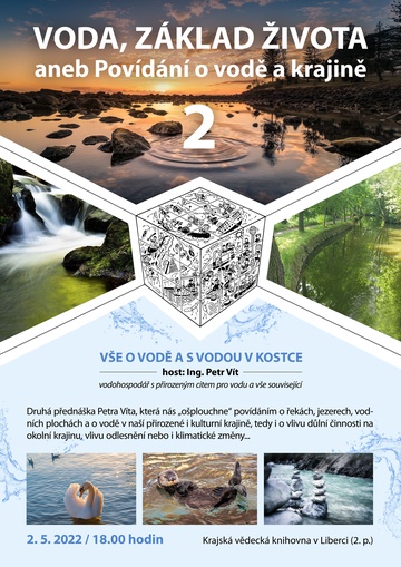 Plakát Voda, základ života aneb Povídání o vodě a krajině