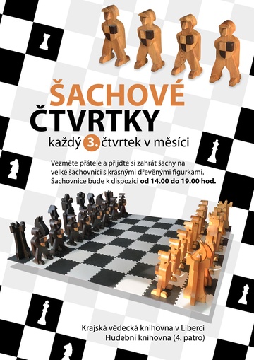 Plakát Šachové čtvrtky