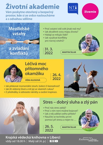 Plakát Stres  – dobrý sluha a zlý pán