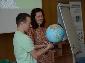 Kristýna Havlová a Matty Čechovský z Knihovny Jiřího Mahena v Brně