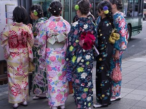 ilustrační foto, Japonsko - tradiční úbor