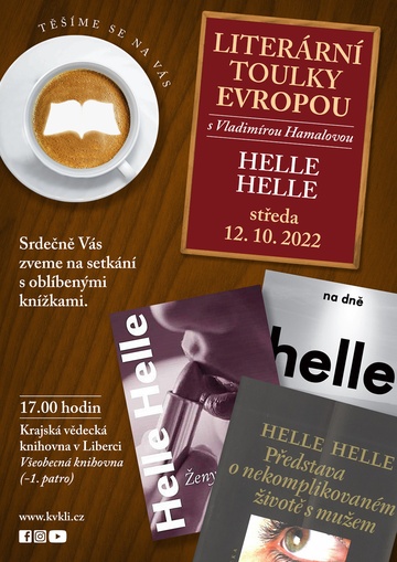 Plakát Literární toulky Evropou – HELLE HELLE