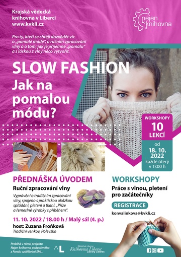 Plakát Ruční zpracování vlny (Slow fashion – jak na pomalou módu)