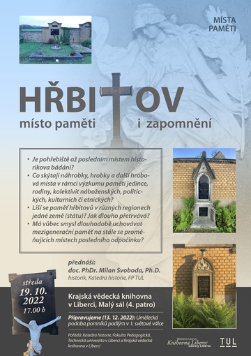 Plakát Hřbitov, místo paměti i zapomnění