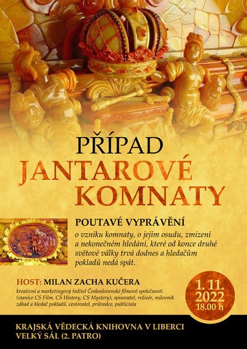Plakát Případ jantarové komnaty