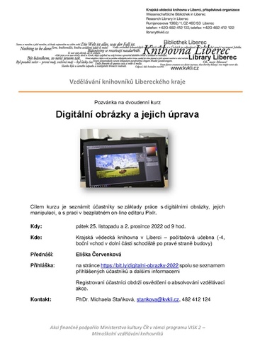 Plakát Digitální obrázky a jejich úprava 1/2