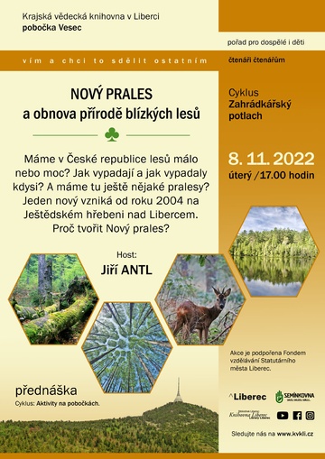 Plakát Nový prales a obnova přírodě blízkých lesů