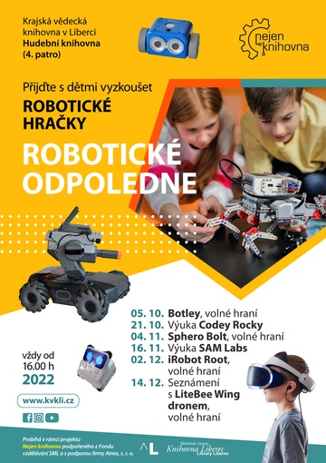 Plakát Robotické odpoledne