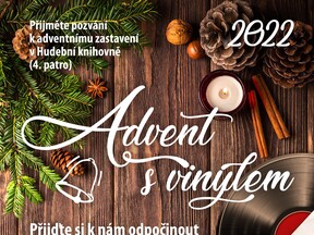 Advent s vinylem plakát