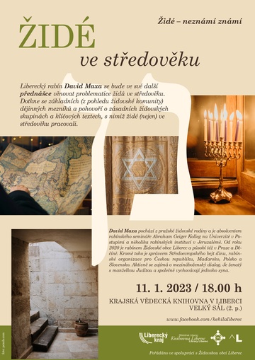 Plakát Židé ve středověku