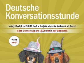 Německá konverzace plakát