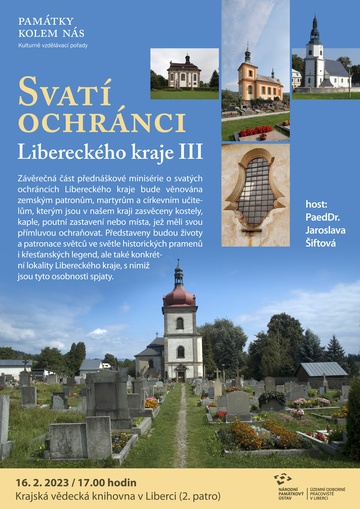 Plakát Svatí ochránci Libereckého kraje III