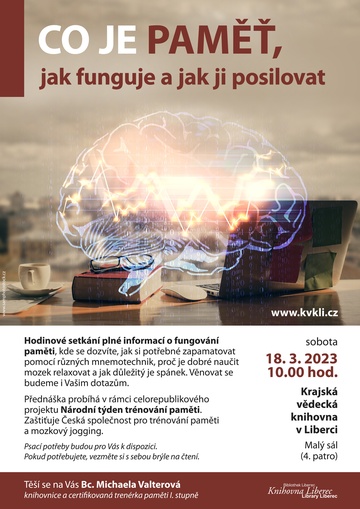 Plakát Co je paměť, jak funguje a jak ji posilovat?