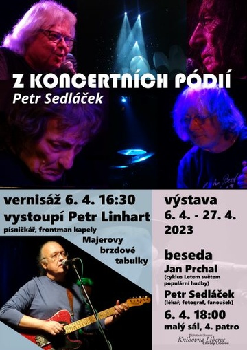 Plakát Z koncertních pódií aneb Hudba, která inspiruje Petra Sedláčka