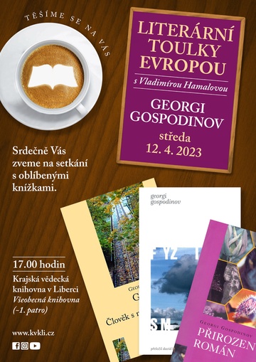 Plakát Literární toulky Evropou - Georgi Gospodinov
