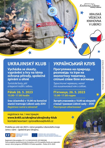 Plakát Ukrajinský klub/Український клуб