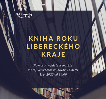Plakát Kniha roku Libereckého kraje