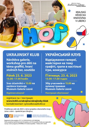 Plakát Ukrajinský klub / Український клуб