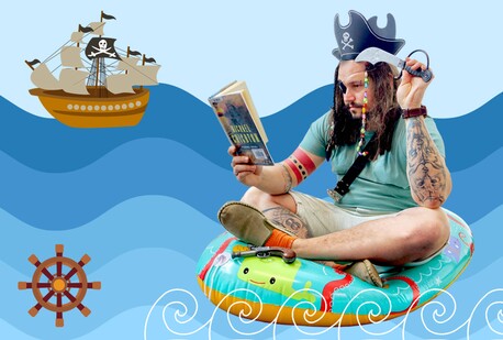 Plakát Pirátské léto s knihovnou 