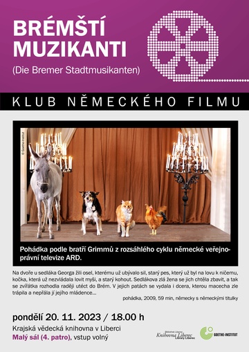 Plakát Brémští muzikanti (Die Bremer Stadtmusikanten)