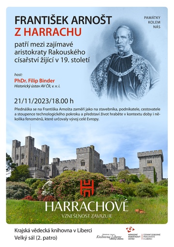 Plakát František Arnošt z Harrachu