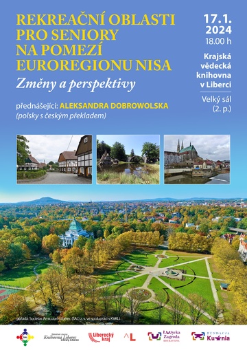 Plakát Rekreační oblasti pro seniory na pomezí Euroregionu Nisa: změny a perspektivy