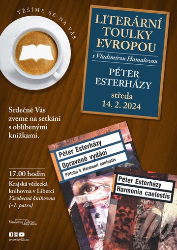 Plakát Literární toulky Evropou –  Péter Esterházy