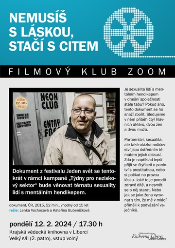 Plakát Nemusíš s láskou, stačí s citem