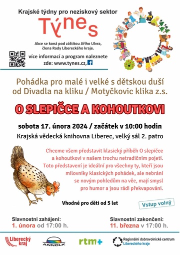 Plakát O slepičce a kohoutkovi