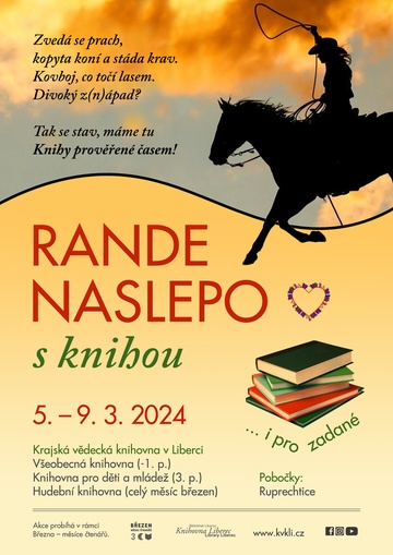 Plakát Rande naslepo (s knihou)