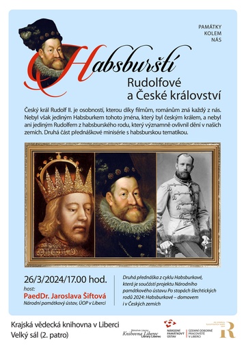 Plakát Habsburští Rudolfové a České království