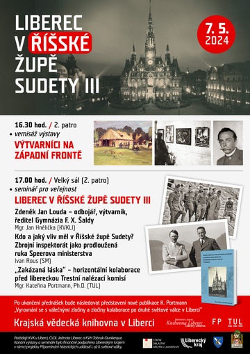Plakát Liberec v Říšské župě Sudety III