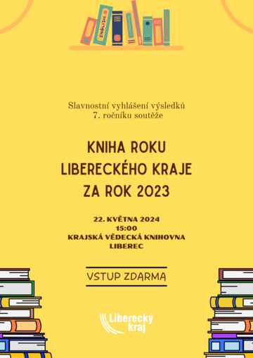 Plakát Kniha roku Libereckého kraje 2023