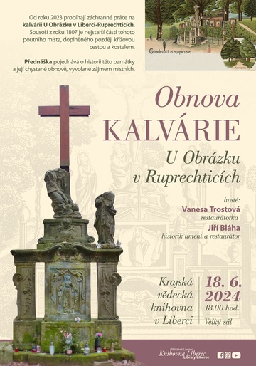 Plakát Obnova kalvárie U Obrázku v Ruprechticích