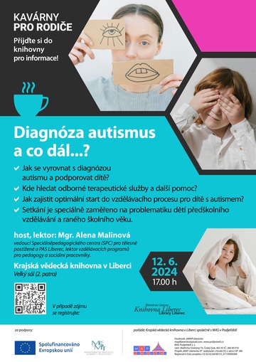 Plakát Diagnóza autismus a co dál...?