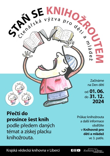 Plakát Staň se knihožroutem
