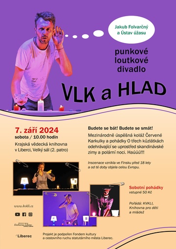 Plakát Jakub Folvarčný a Ústav úžasu: Vlk a hlad