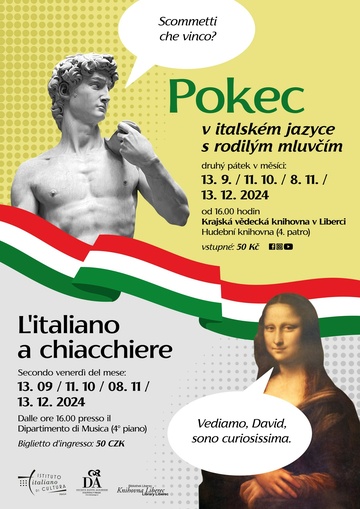 Plakát L'italiano a chiacchiere