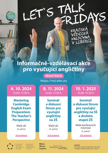 Plakát Let's talk Fridays