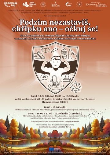 Plakát Podzim nezastavíš, chřipku ano – očkuj se!